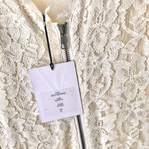 DVF Lace Zarita Dress US size 0 Ivory NWT - Picture 7 of 7